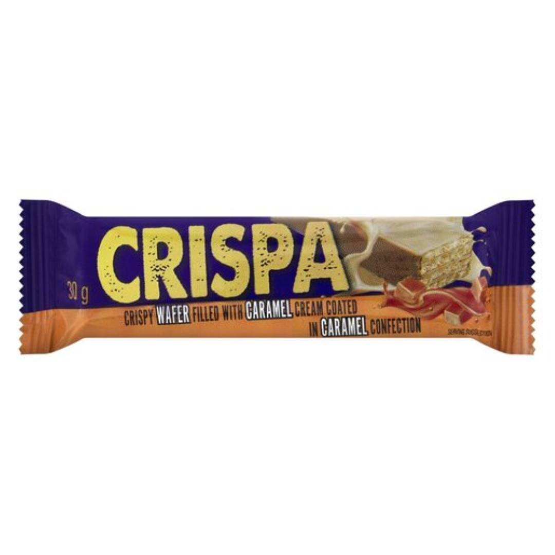 TEMMY'S CANU CARAMEL COATED CRISP BARS 30G